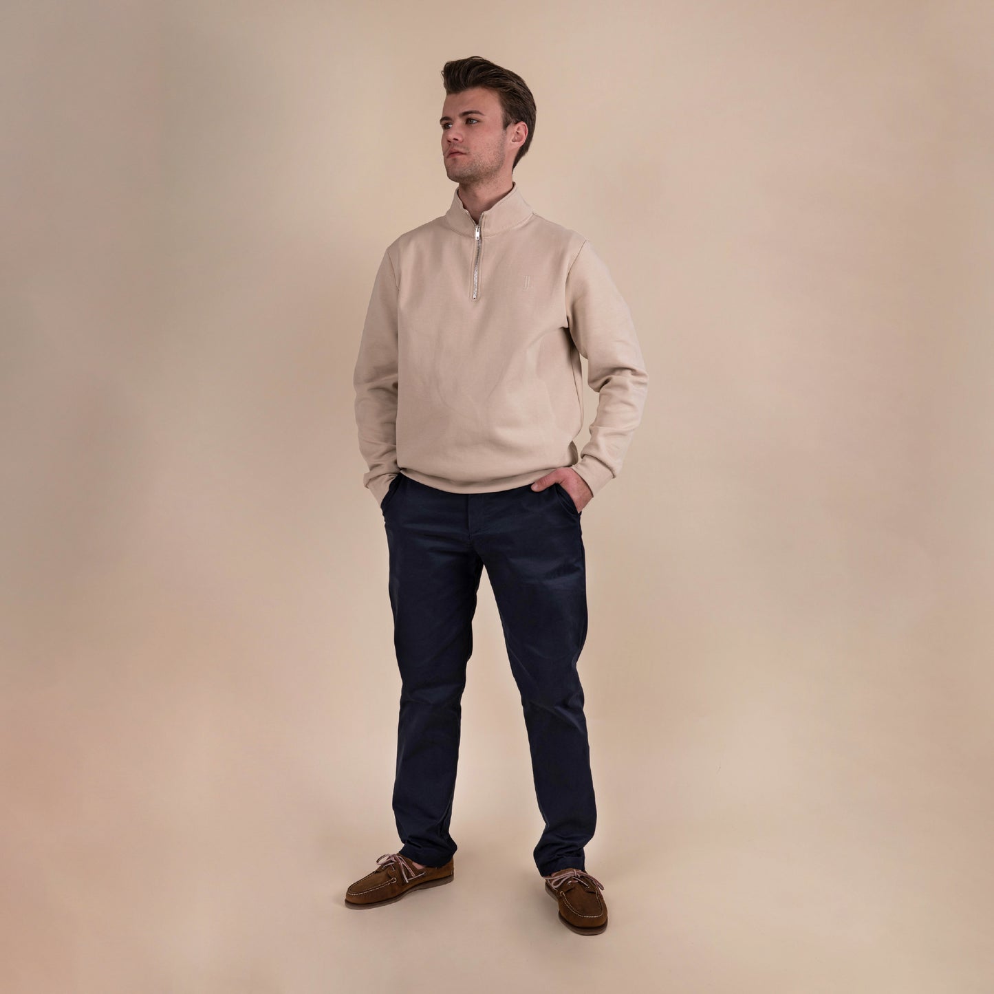 LEJER SET - Midnight Navy Chino + Birch Zip